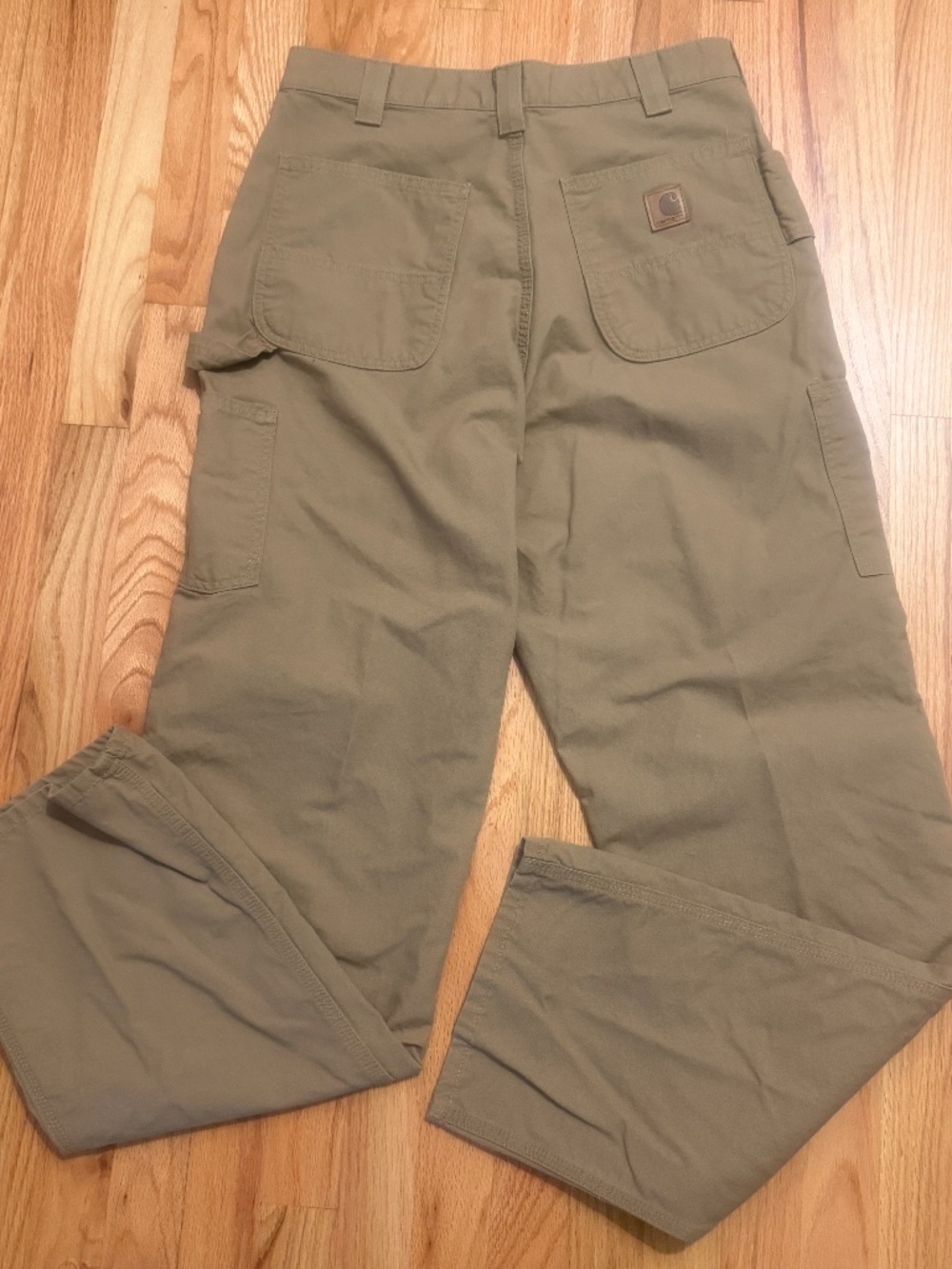Carhartt Loose Fit Canvas Utility Carpenter Workpant khaki brown 34x34 gorpcore